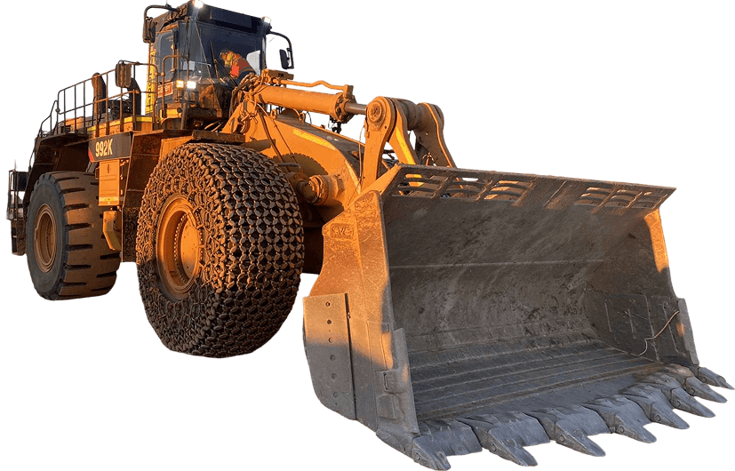 Brown Wheel loader