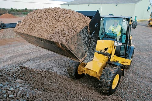CAT yellow Skid Steer